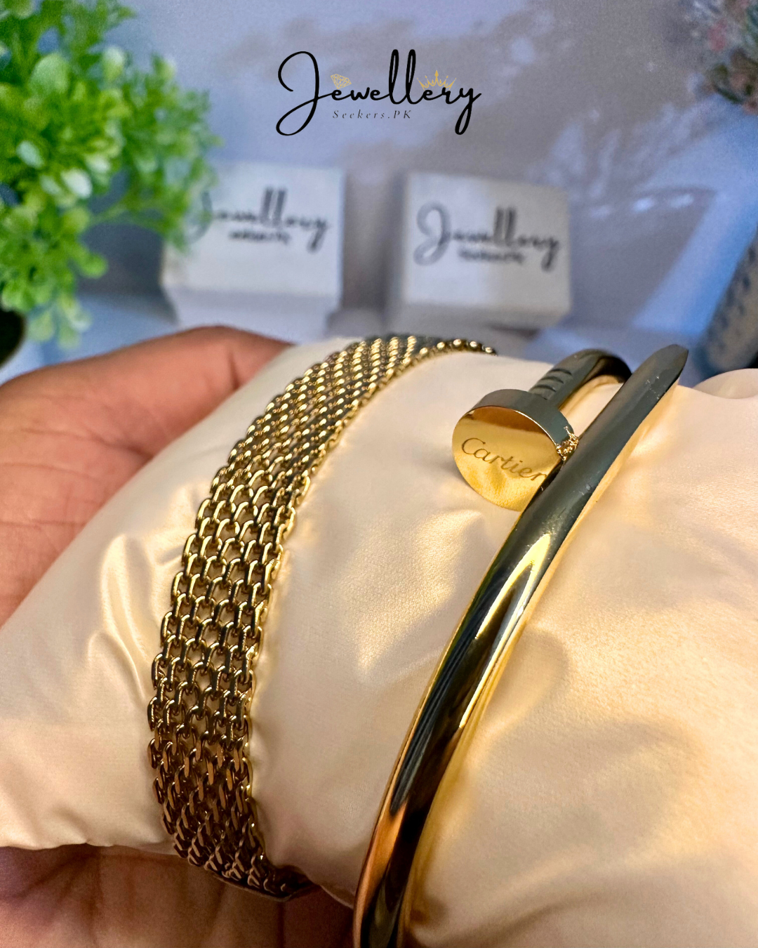 Nail Bangle & Rowena bracelet Deal