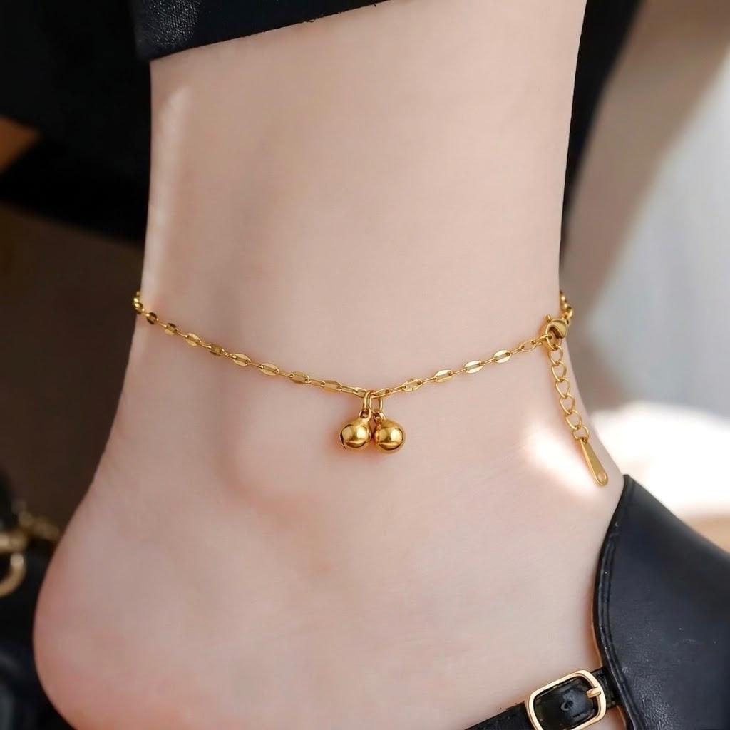 Delicate Gold Plated Anklet