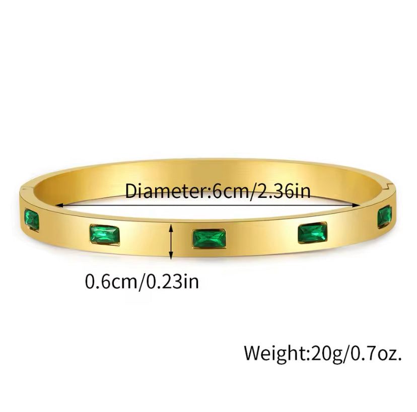 Green Chunky Bangle