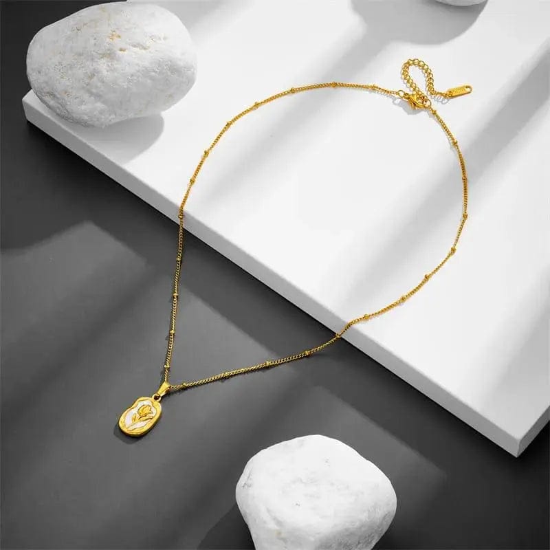 Heart Pearl Slider Necklace