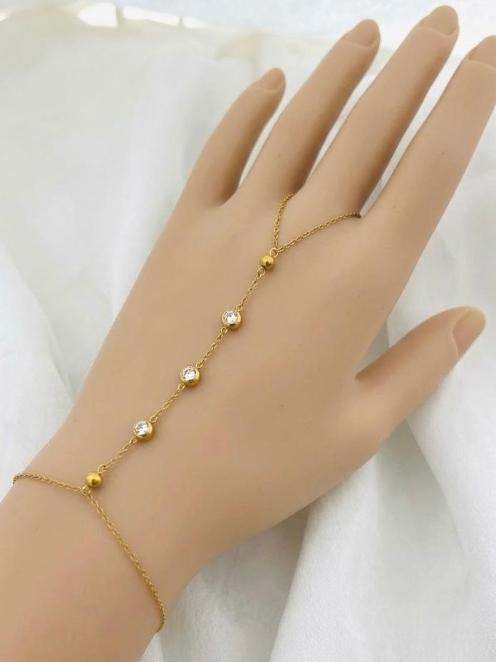 Small White Beads Stainless Steel Anja