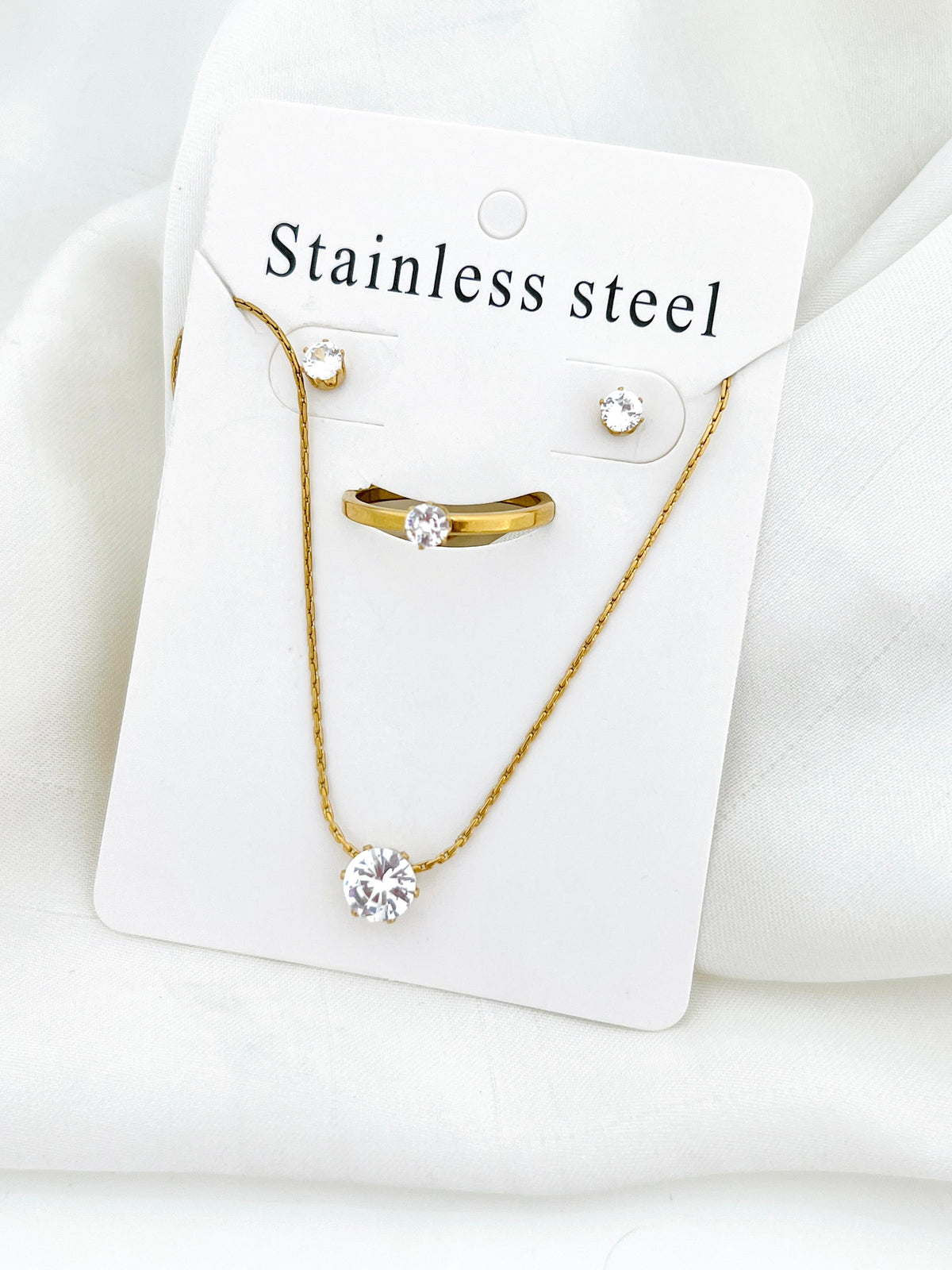Minimalist Hot Seller Stainless Steel Set With Ring