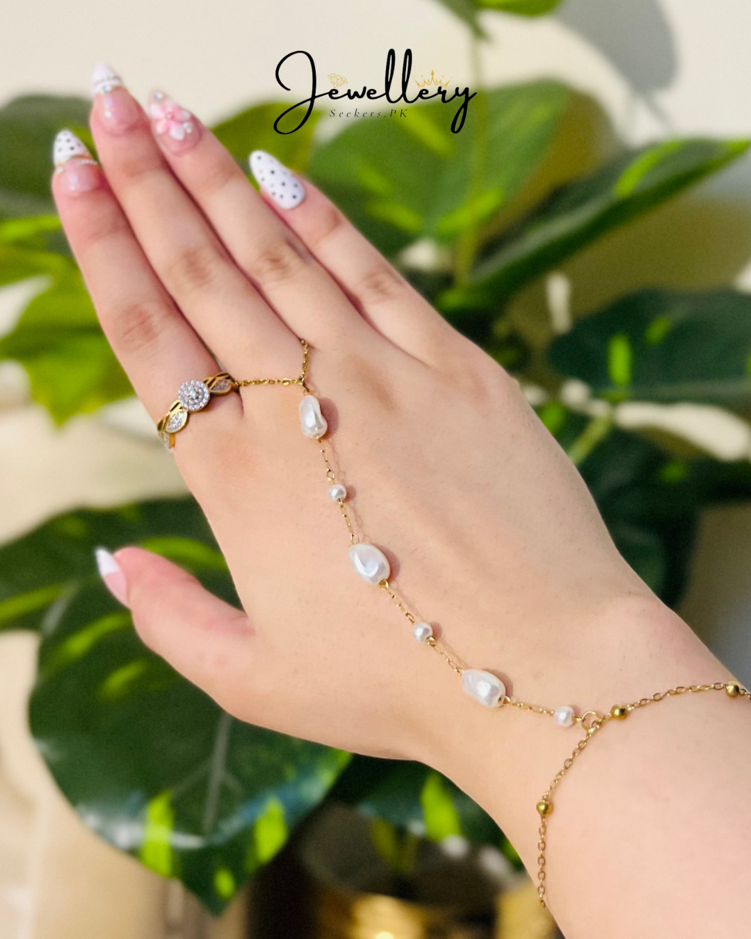 White Pearl Style Stainless Steel Anja
