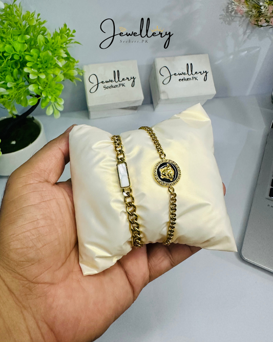 Black Versace & White Chain Deal