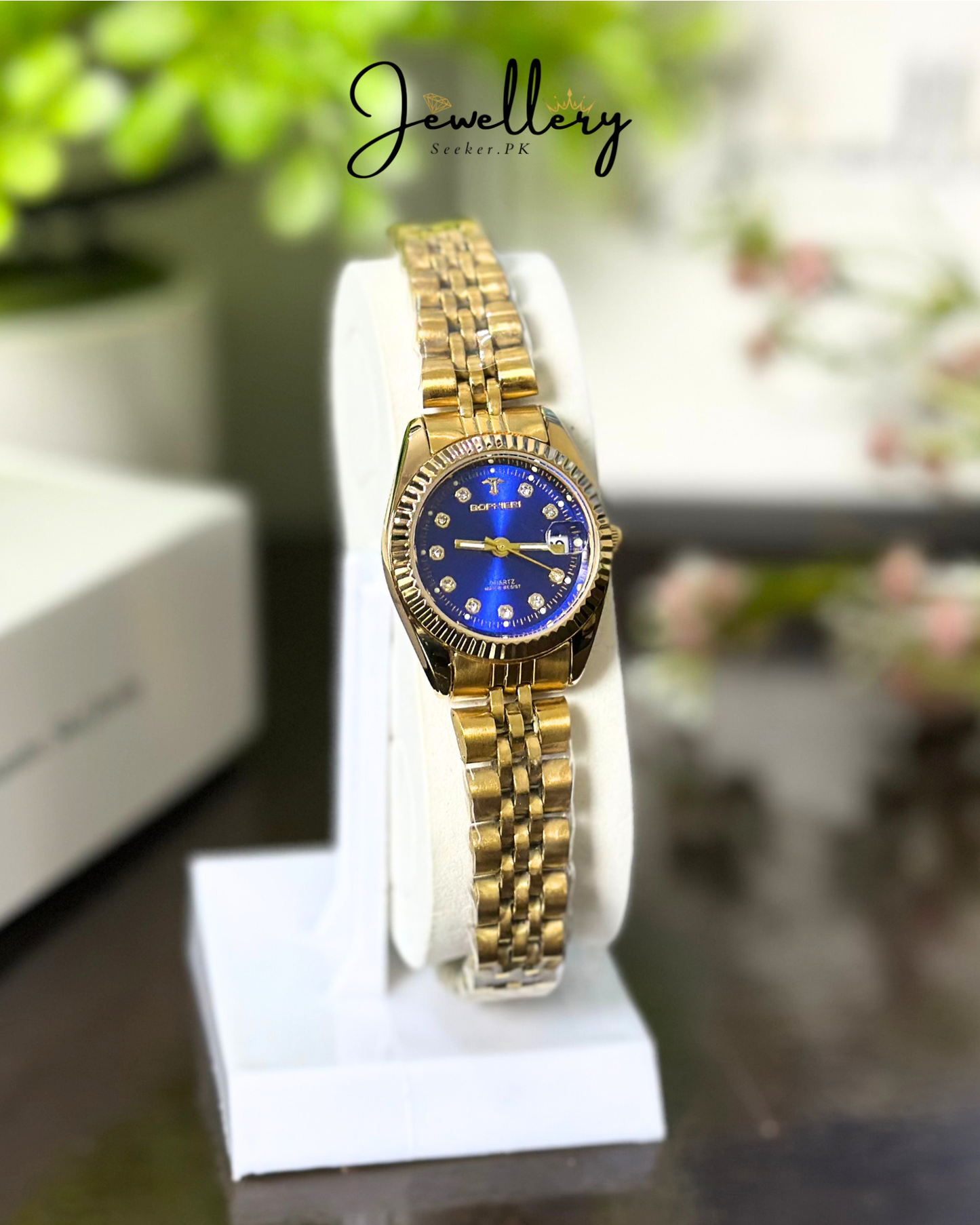 Rolex Premium Golden (Blue Dial)