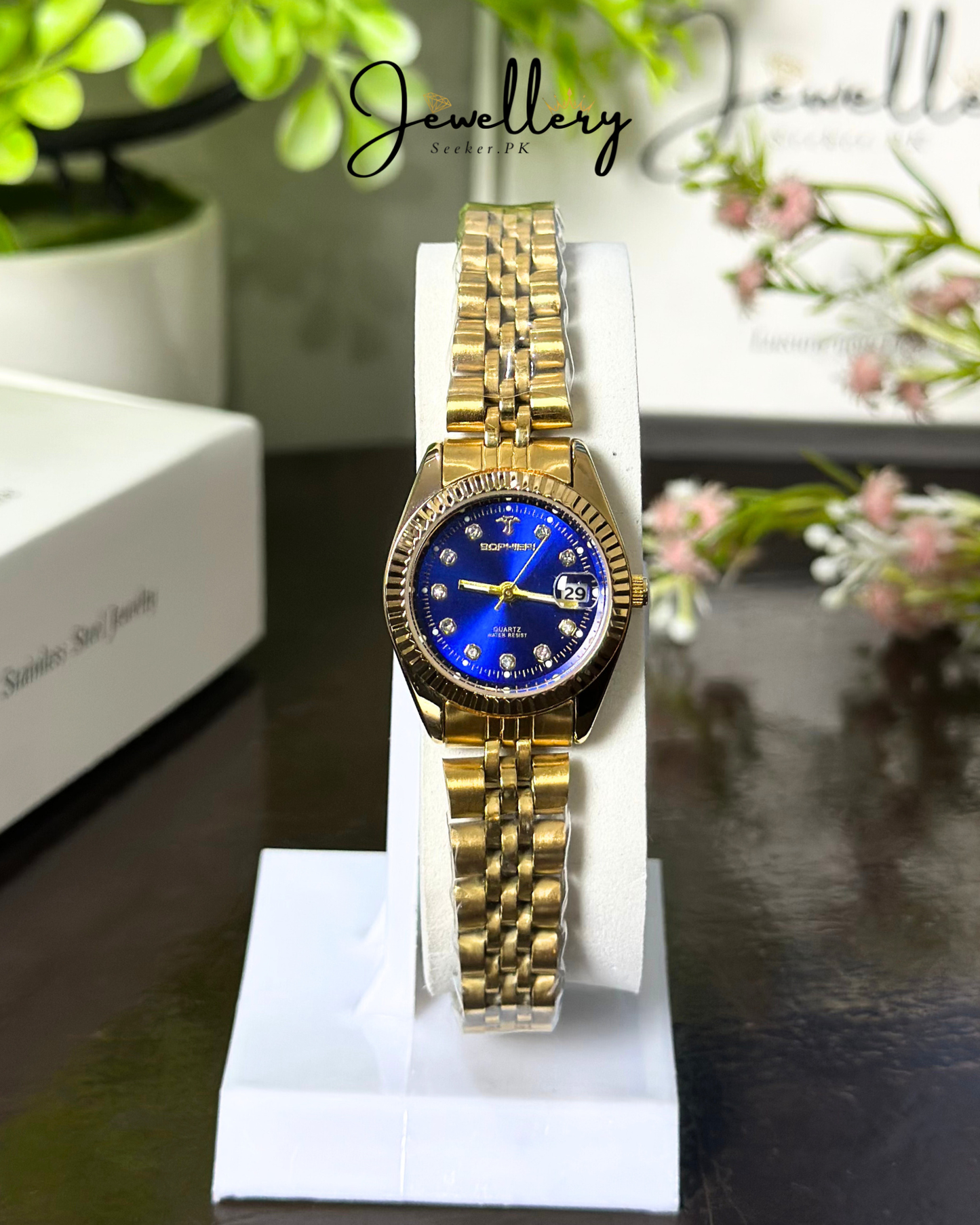 Rolex Premium Golden (Blue Dial)