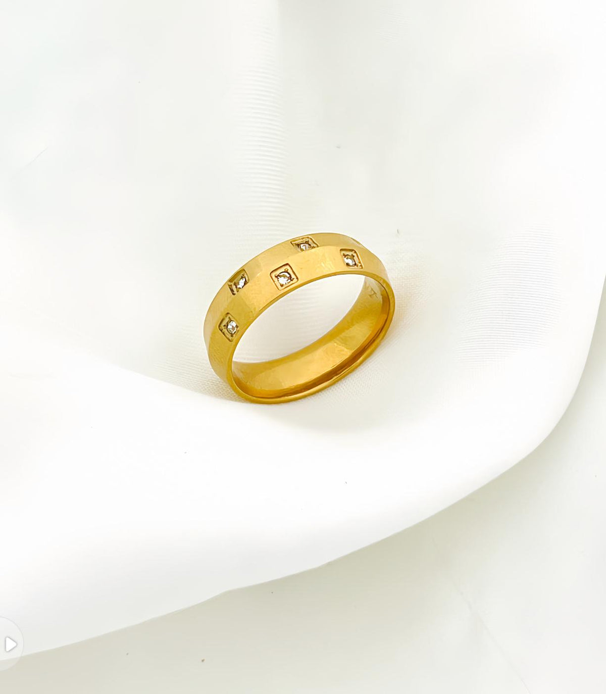 Elegant Stainless Steel Ring