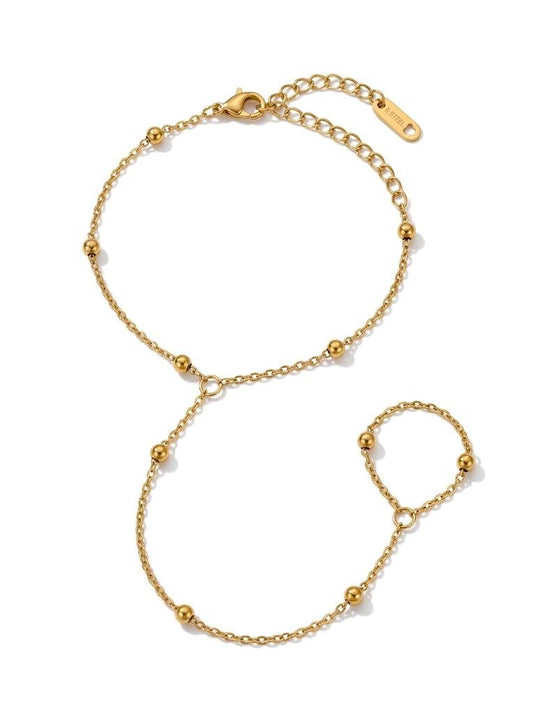 Royal Elegance Stainless Steel Hand Chain