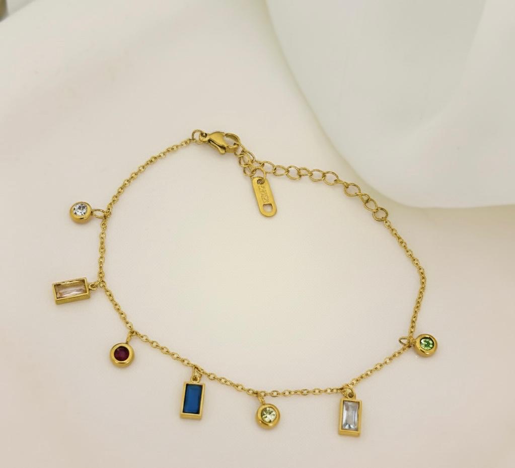 Multi Color Stainless Steel Bracelet
