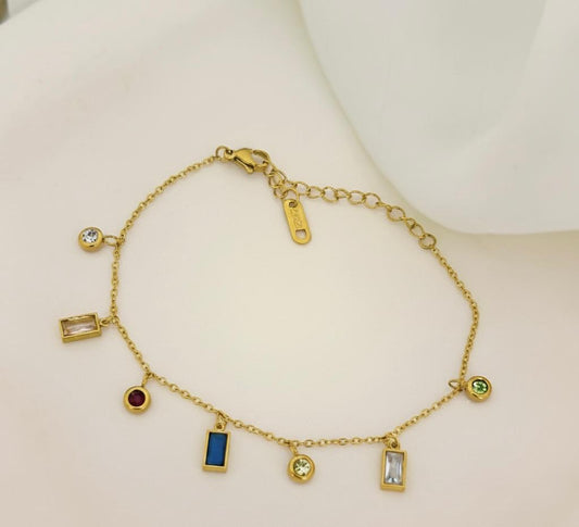 Multi Color Stainless Steel Bracelet