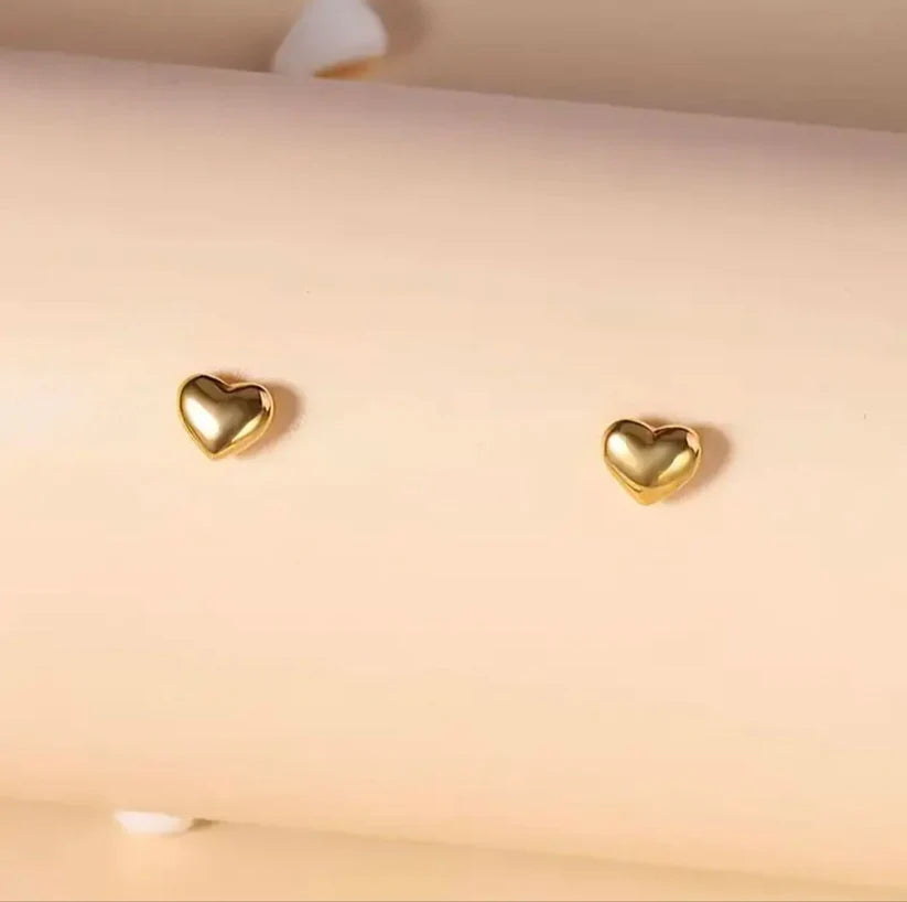 Gold Hear Earring