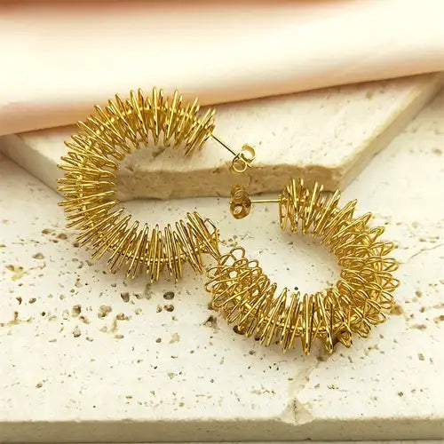 Wire Branches Hoops