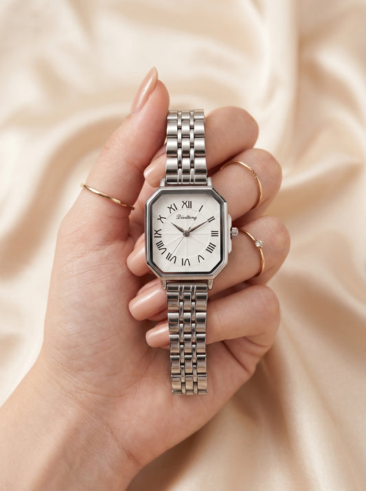 Dicaihong square  Women Watch Silver