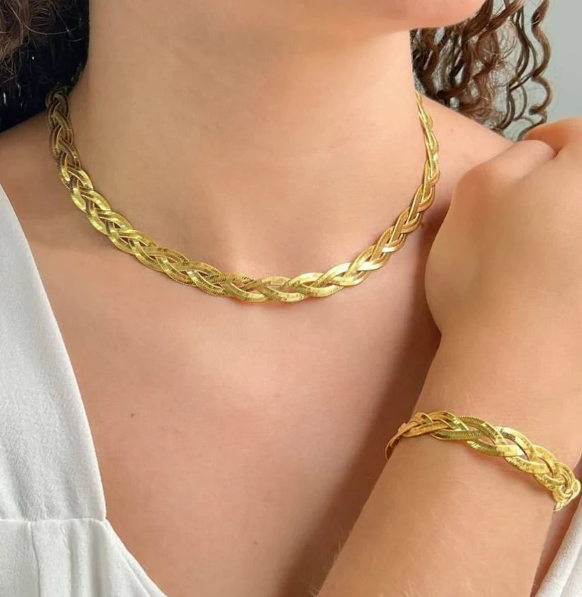 Three Set Chain Triple Chain Set – JewellerySeeker.pk
