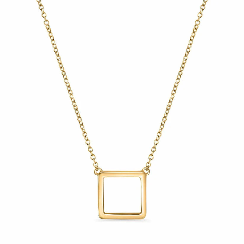 Square Hollow Necklace