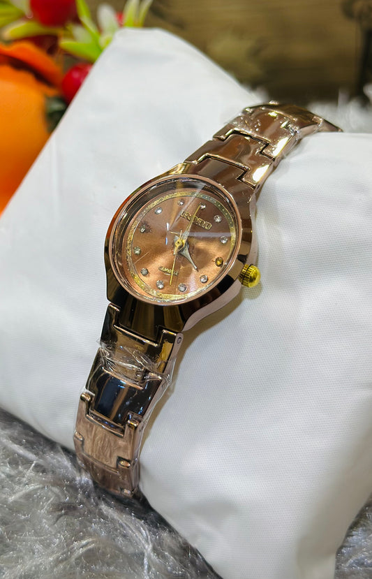 Mini Rose-Gold Stone Women Watch