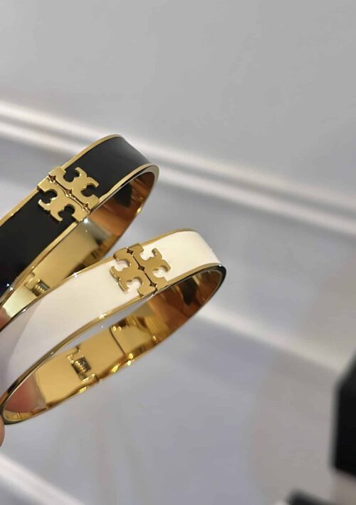Tory White Bangle