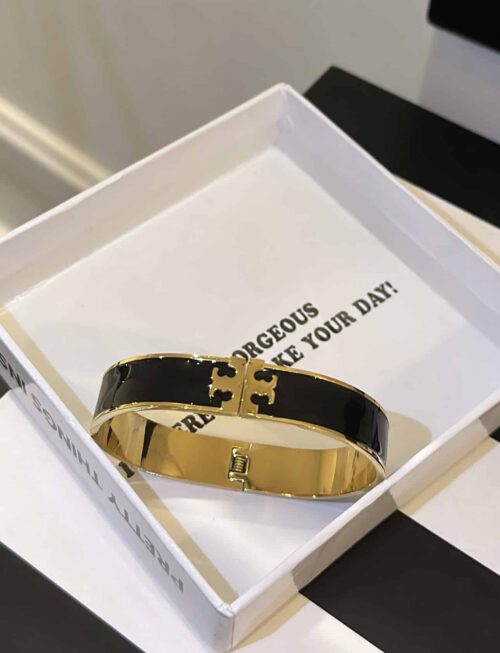 TORY BLACK BANGLE