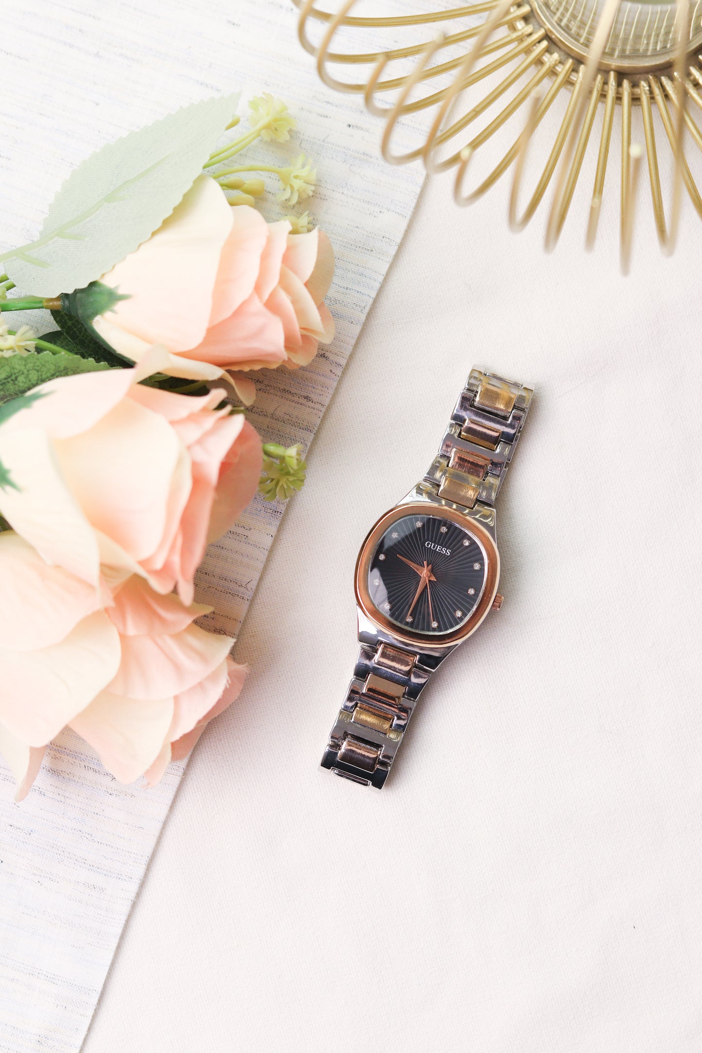 Guess Two-Tone Women Watch