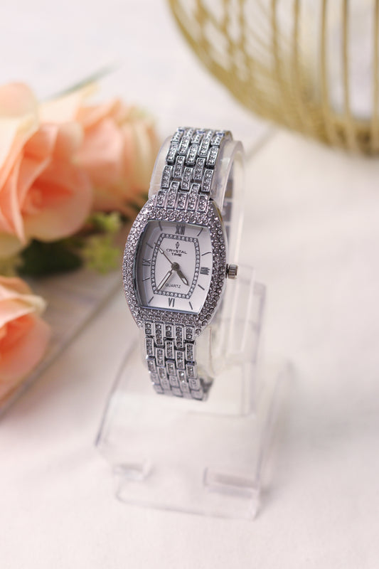 Crystal Time Stone Women Watch