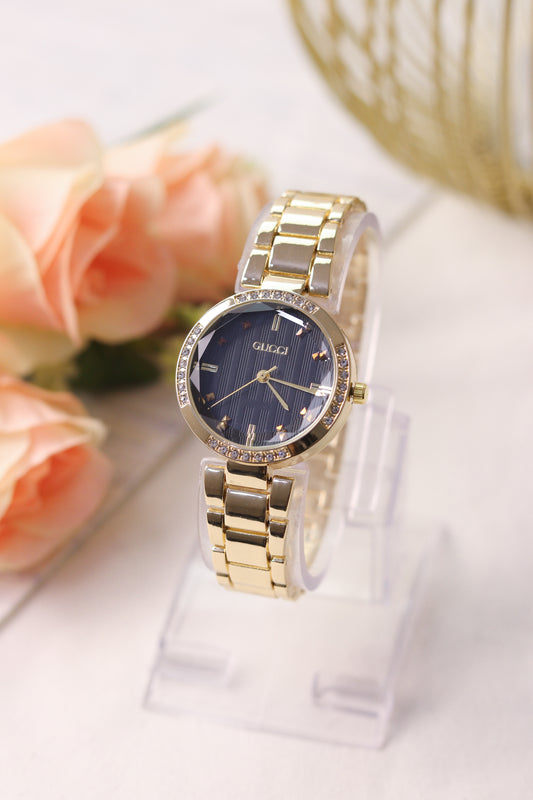 Gucci Recta Women Watch (Gold)