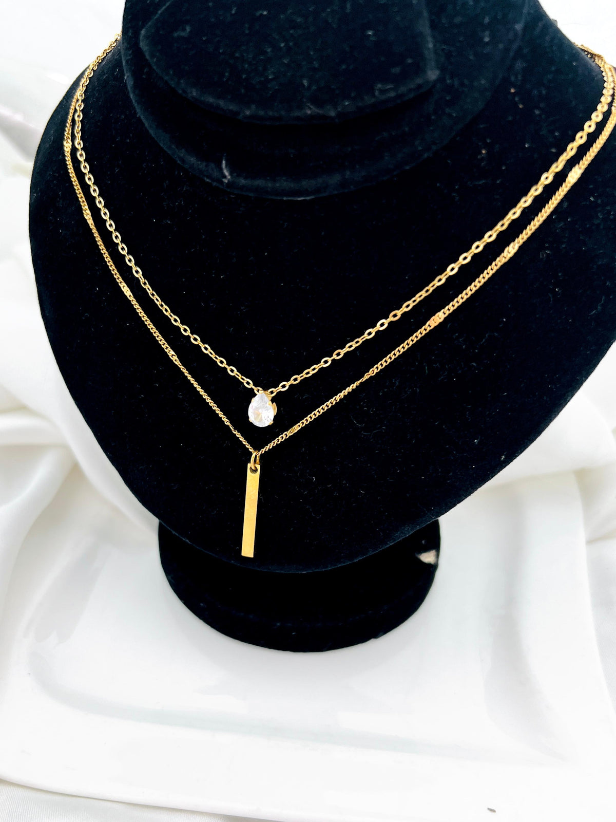 Double Chain Stainless Steel Necklace