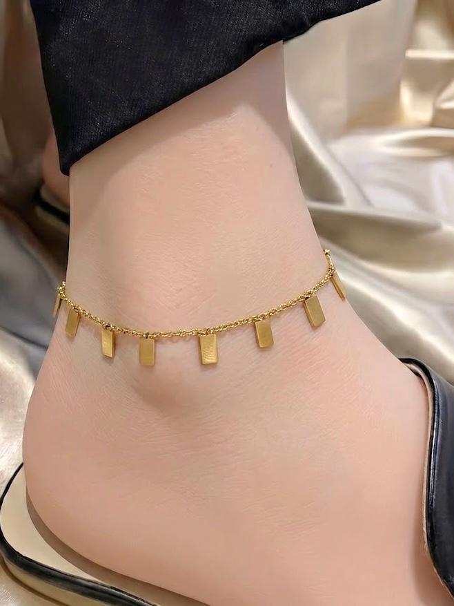 Elegant Chain Detail Anklet