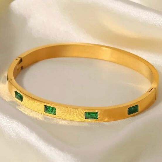 Green Chunky Bangle