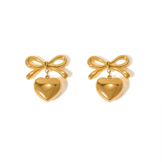 Heart Hanging Earrings