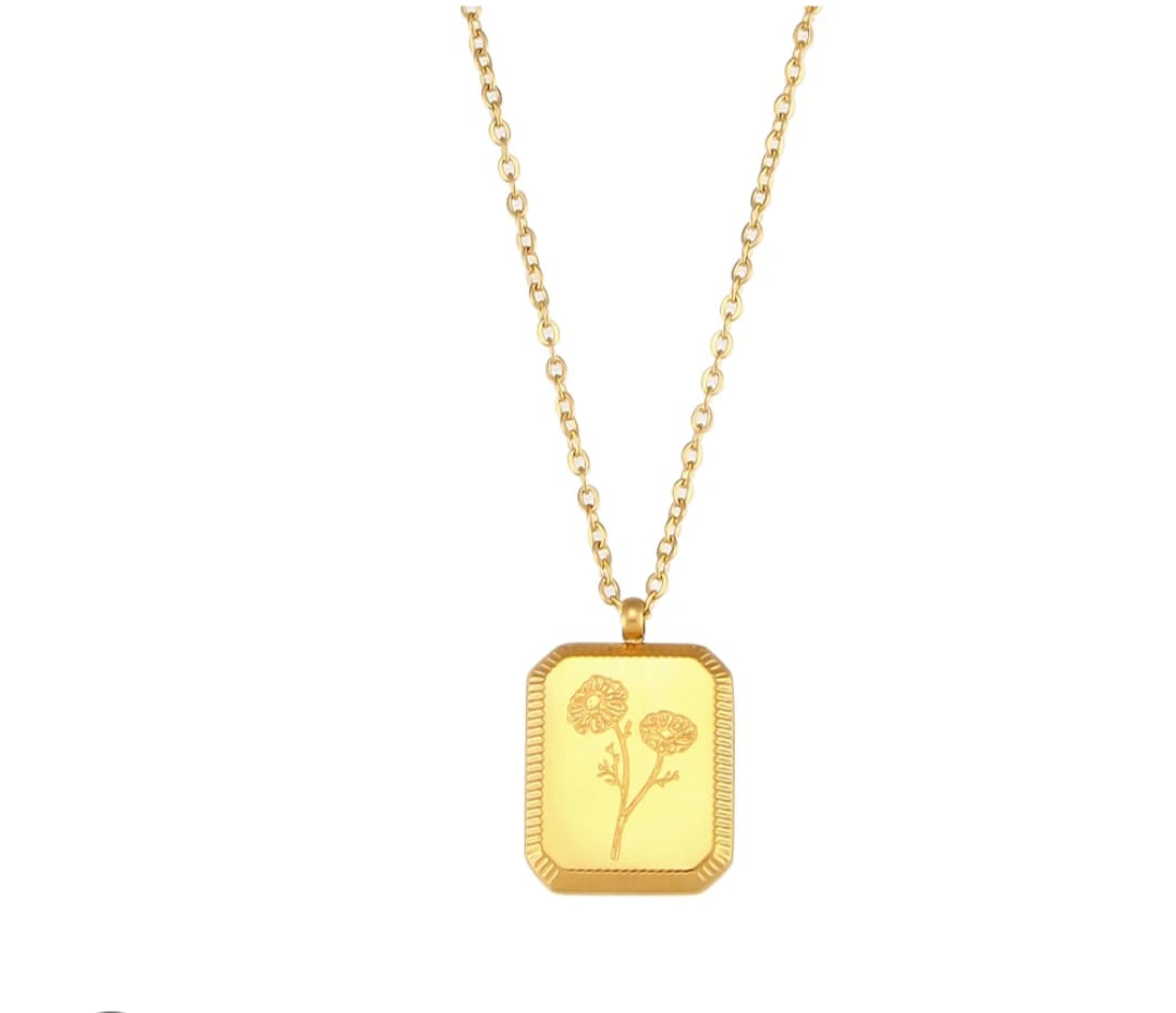 Rose Brick Necklace
