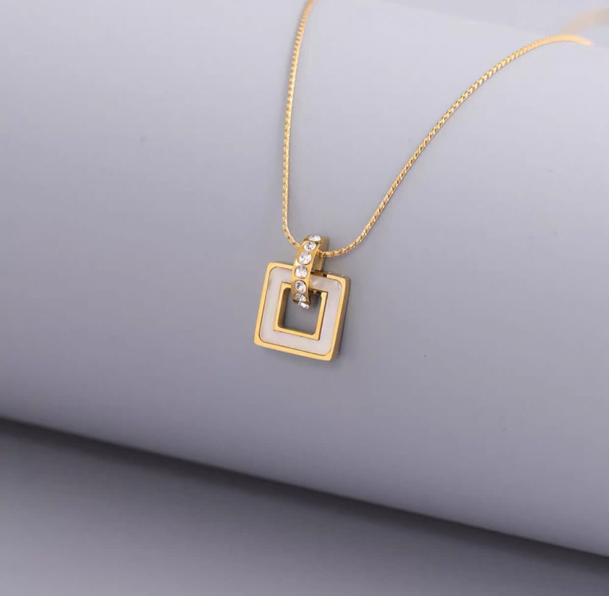 Square Box Necklace