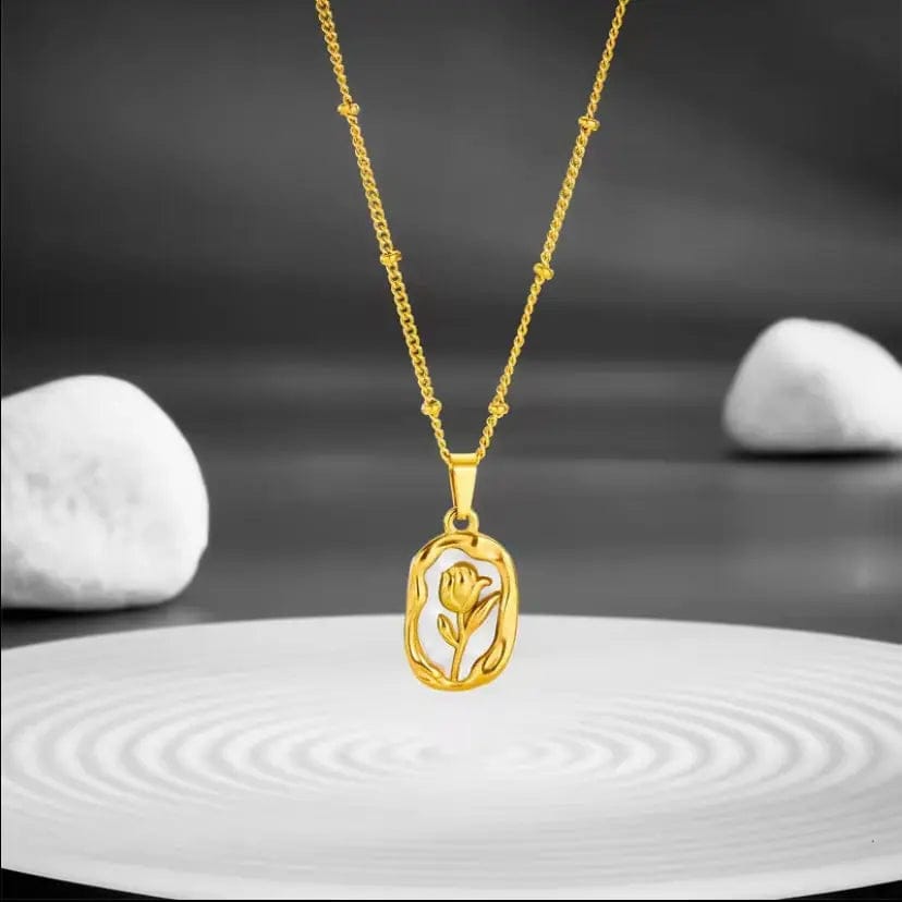 Heart Pearl Slider Necklace