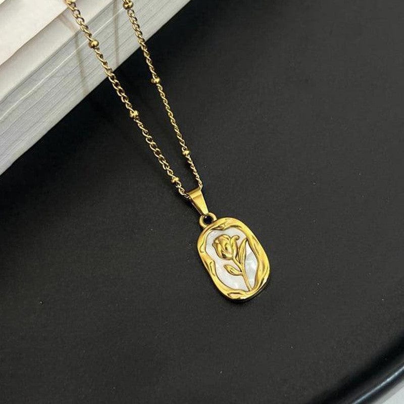 Heart Pearl Slider Necklace