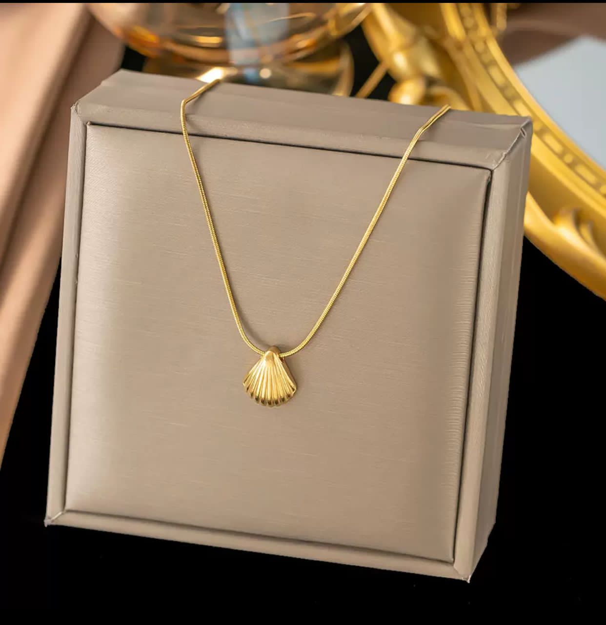 Stainless Steel 18K Gold plated nacklace