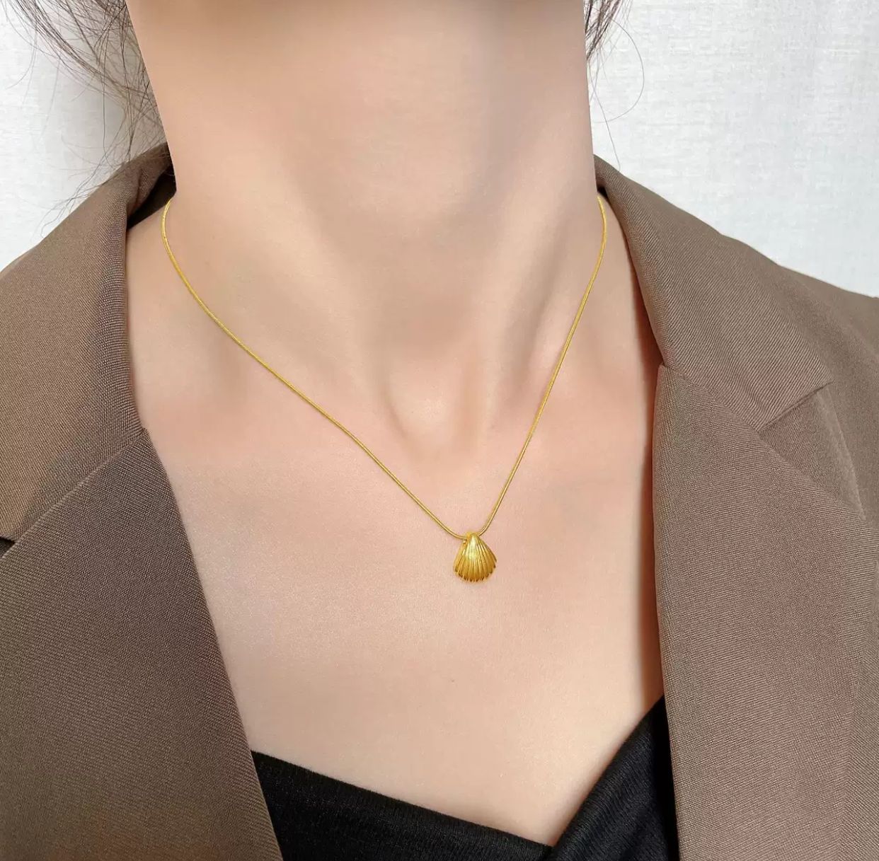 Stainless Steel 18K Gold plated nacklace