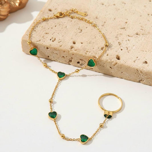 Green Heart Diamond Anja