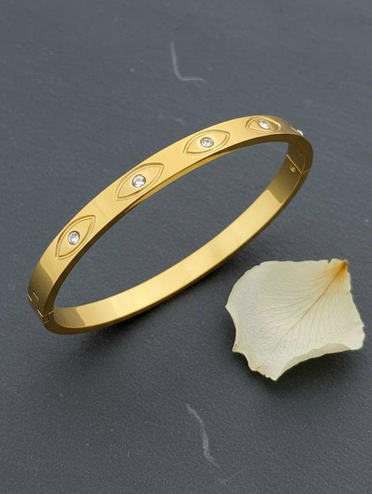 Infinity Diamond Stone Bangle