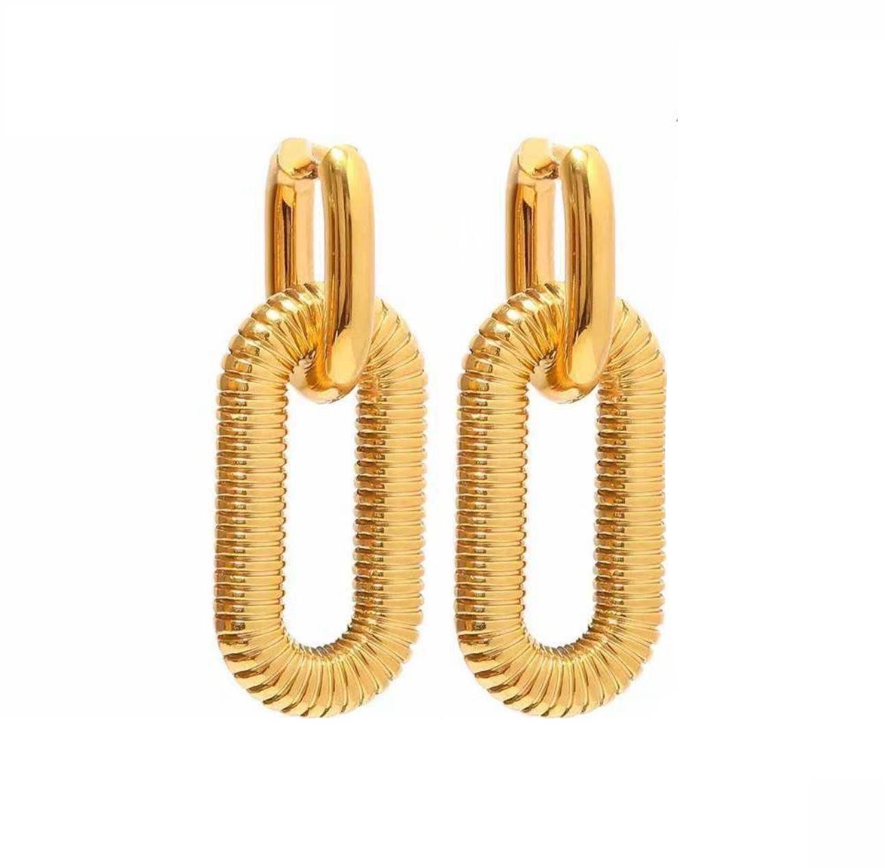 Orlina Stainless Steel Earrings