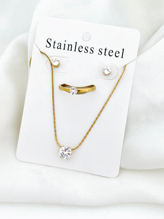 Minimalist Hot Seller Stainless Steel Set With Ring