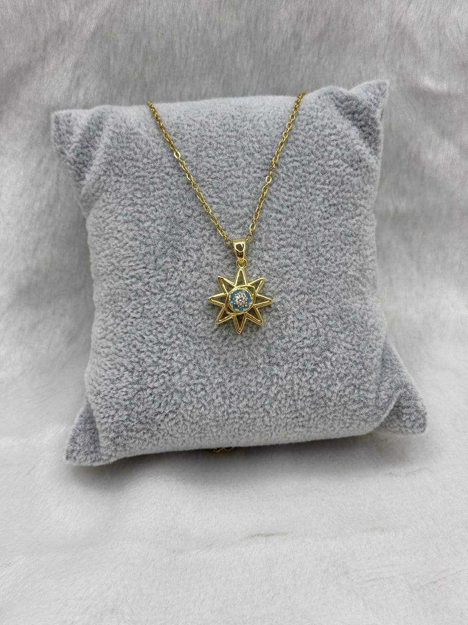 Stainless steel spin necklace