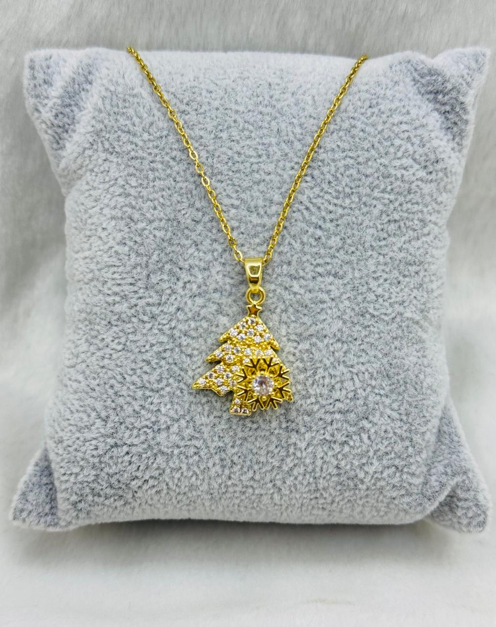 Stainless steel spin necklace