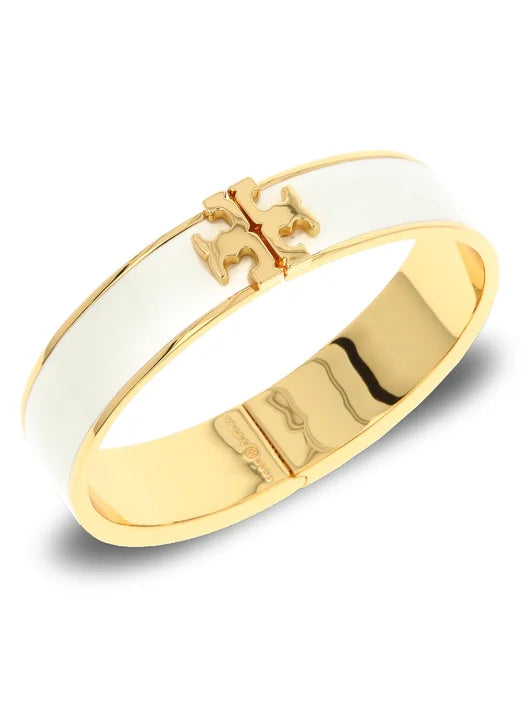 Tory White Bangle