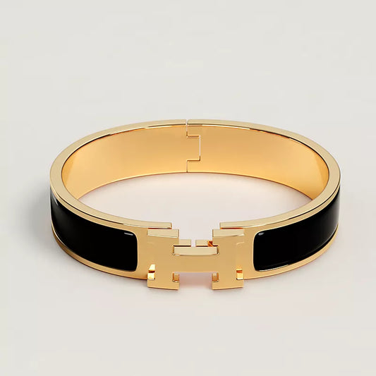 Hermes Black Bangle