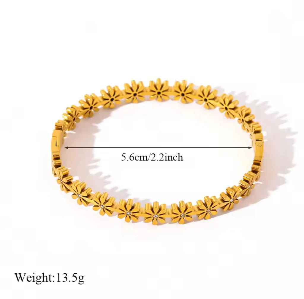 Flower bangle