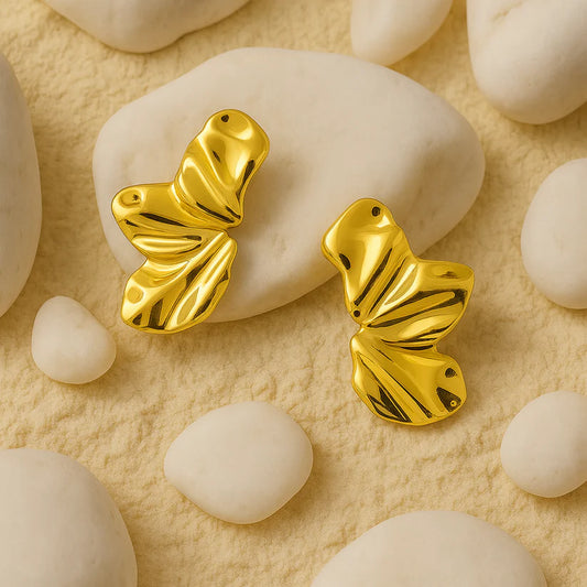 Half Leaf Audrey Earrings