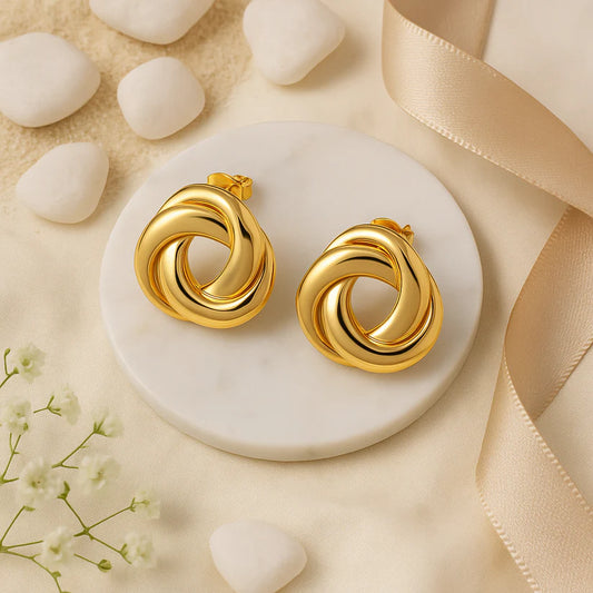 Golden Drop Earrings