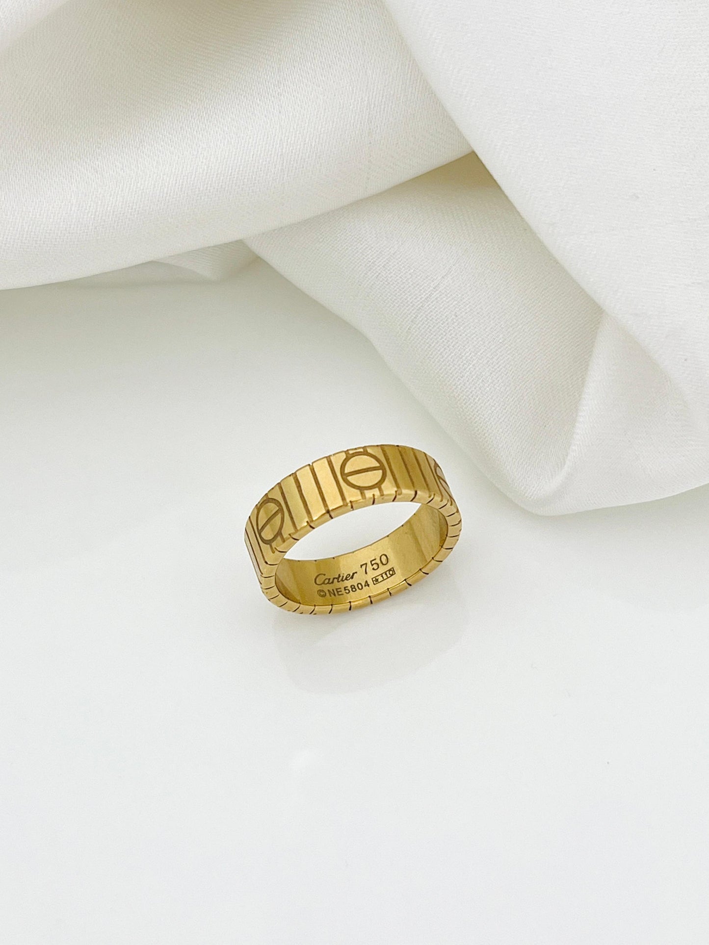 Golden Stylish Stainless Steel Ring